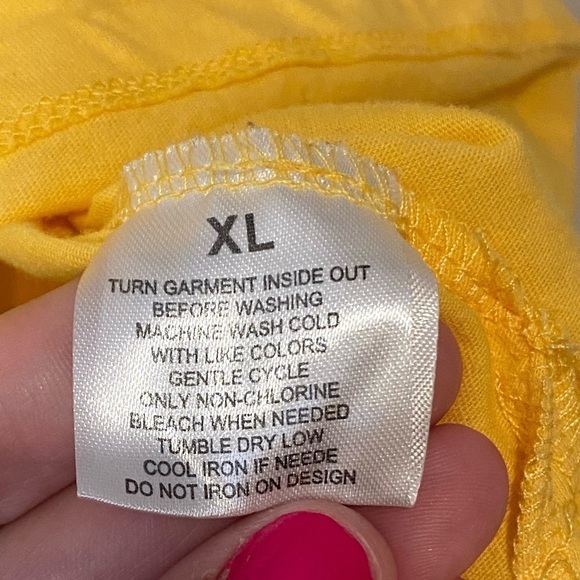 FREEZE Stay Kind Yellow Crop Top Says Size XL Juniors ☀️ - Picture 9 of 10